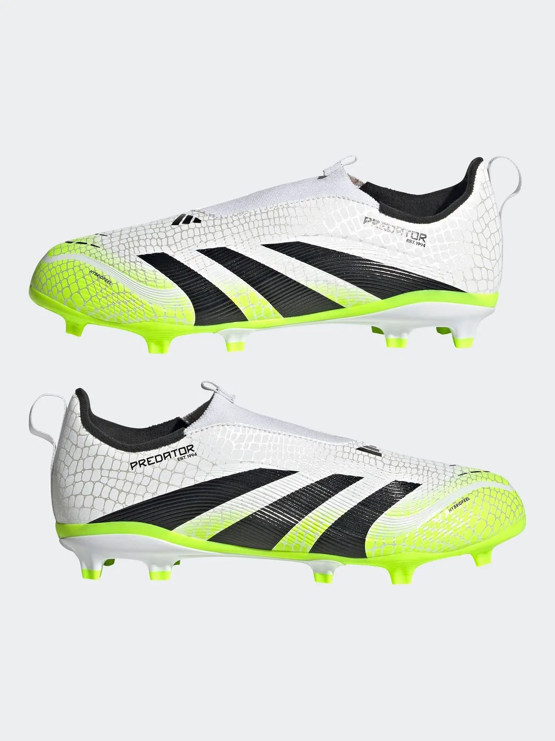 Футбольные бутсы Predator League Laceless adidas, белые — фото 4