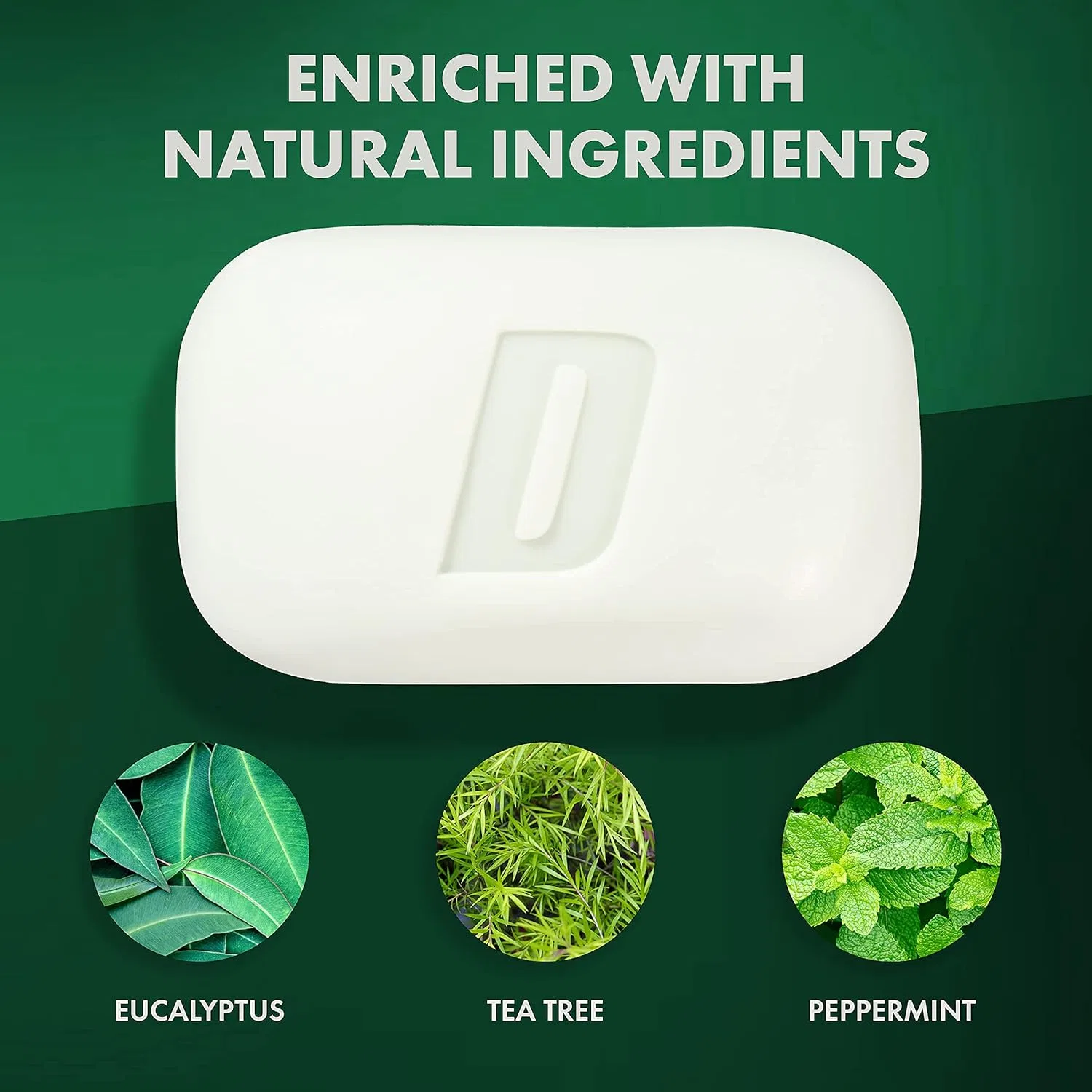 Мыло твердое Peppermint, Defense Soap, 250 г — фото 3