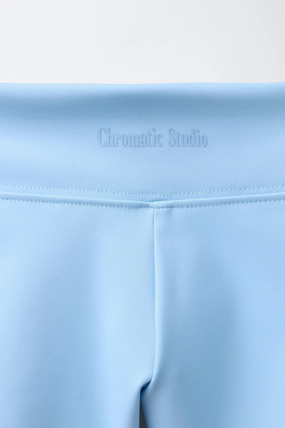 СПОРТИВНЫЕ УКОРОЧЕННЫЕ ЛЕГГИНСЫ ZARA, Sky Blue — фото 4
