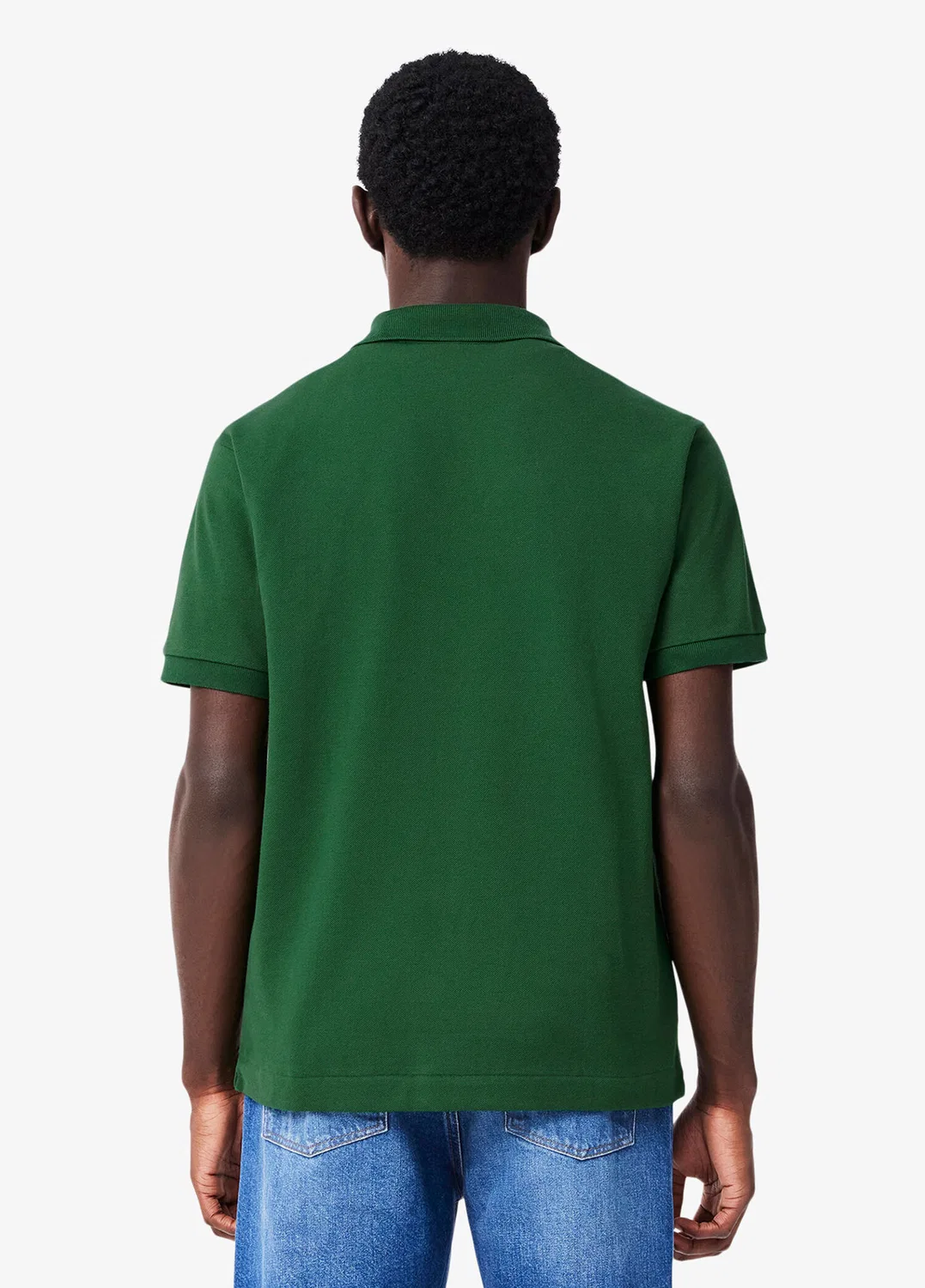 Поло Lacoste L.12.12 Classic Fit, хлопок, зеленый — фото 2