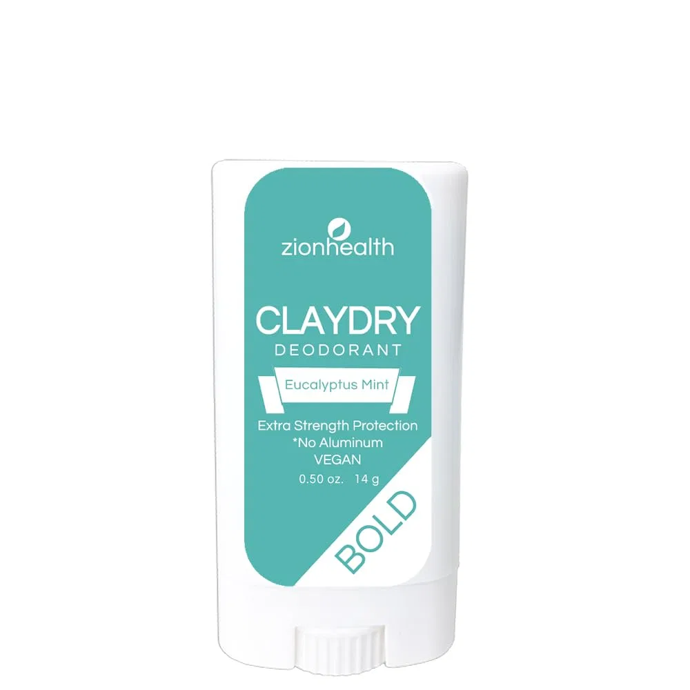 Дезодорант ClayDry Zion Health Eucalyptus Mint, 80 г
