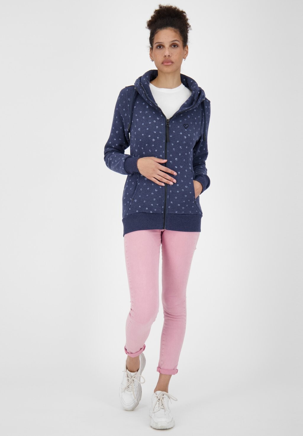 

Толстовка на молнии VIVIANAK alife & kickin, цвет Mottled Blue