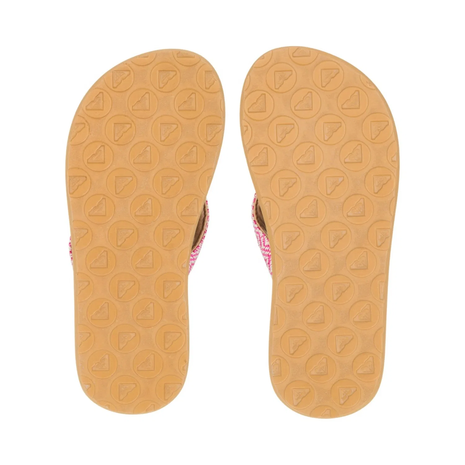 Детские сандалии из смесового материала Porto Raffia Roxy, Raspberry — фото 4