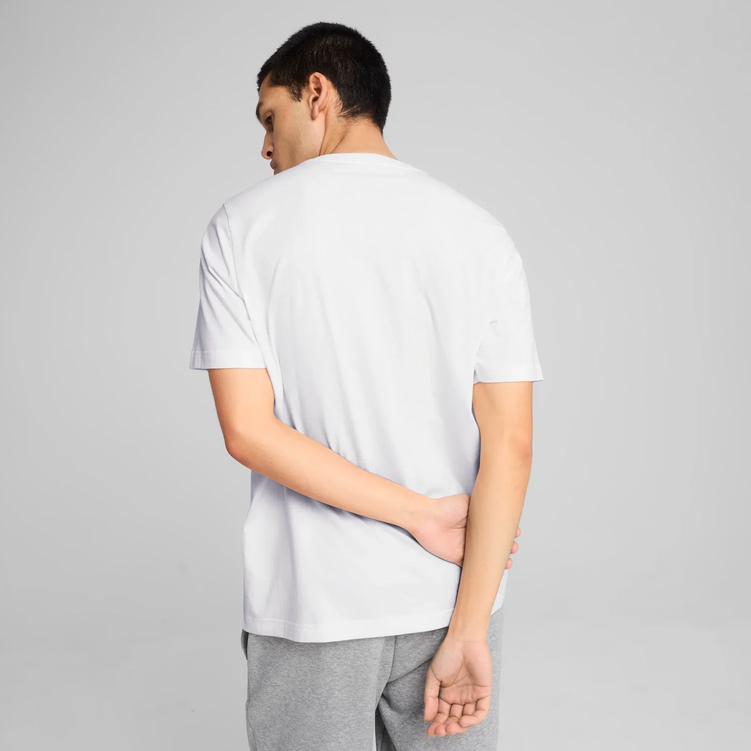 Детская хлопковая футболка с вышивкой PUMA, White — фото 2
