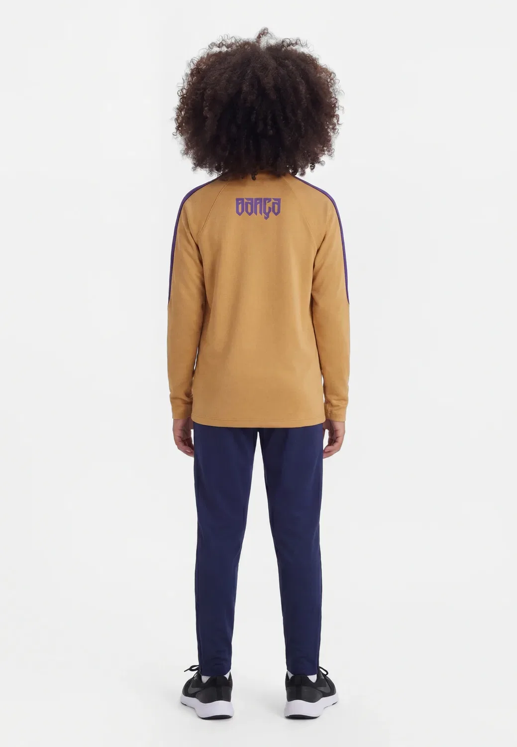 Футбольный клуб "Барселона" fcbstrike drill away унисекс - клубная одежда Nike Performance, Gold-Coloured/Field Purple — фото 2
