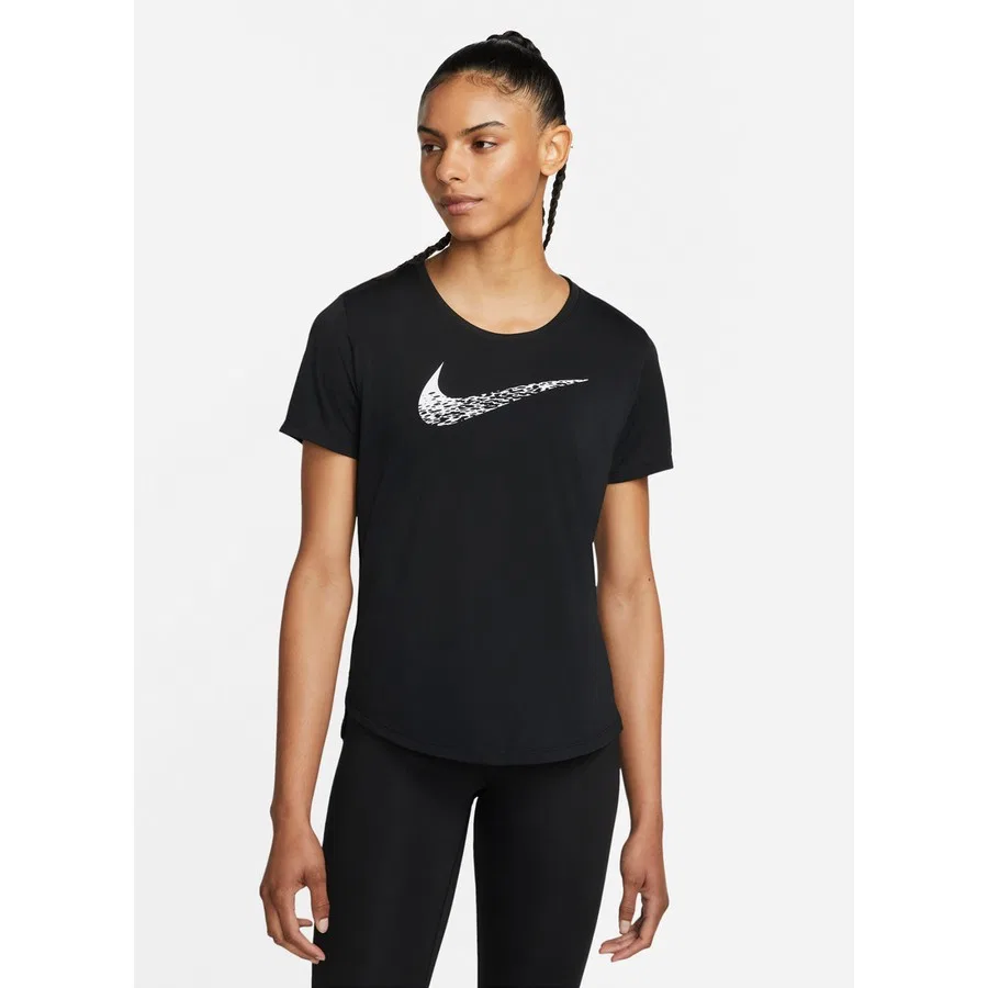 Футболка Nike Swoosh Run, Черный — фото 2