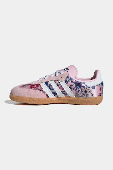 Кроссовки с цветочным узором Samba OG Adidas Originals, розовый — фото 4
