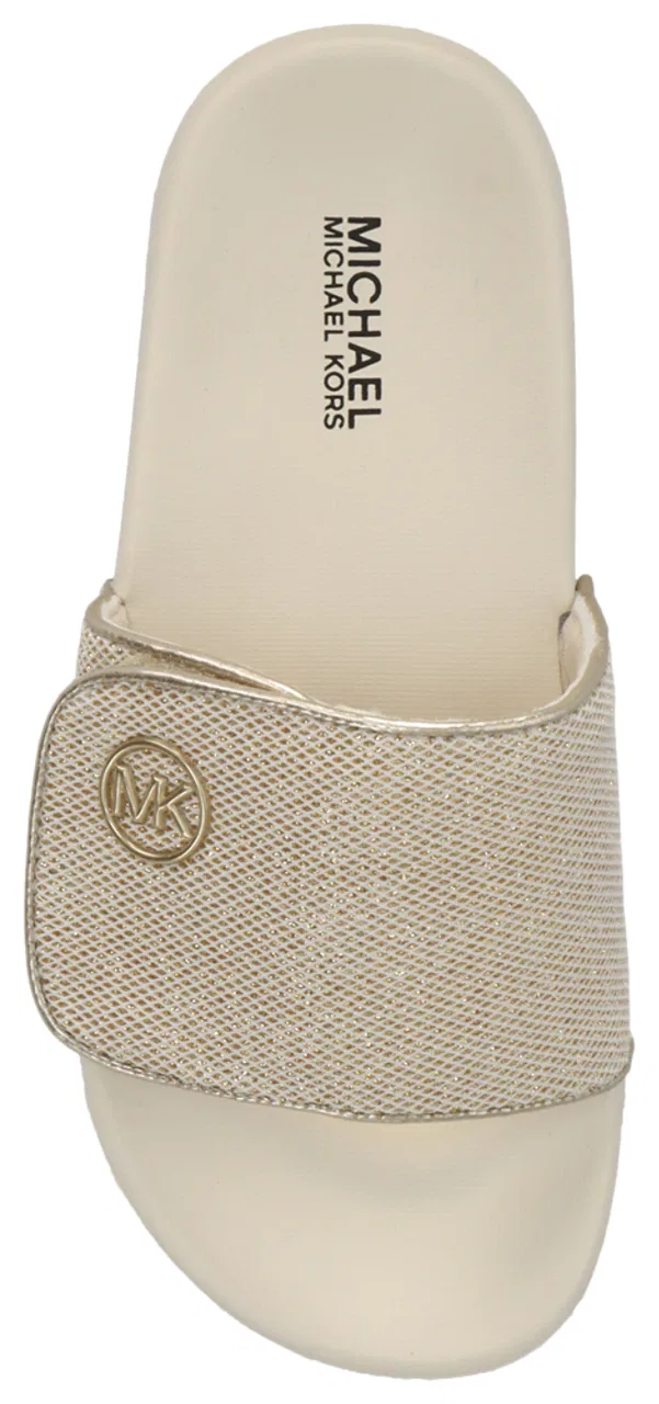 Детские сандалии Jett Darby Michael Kors, цвет Pale Gold Metallic — фото 3