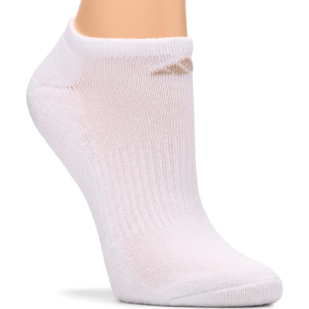 Женские спортивные носки-невидимки комплект из 6 пар Adidas, Wonder Beige/White — фото 4
