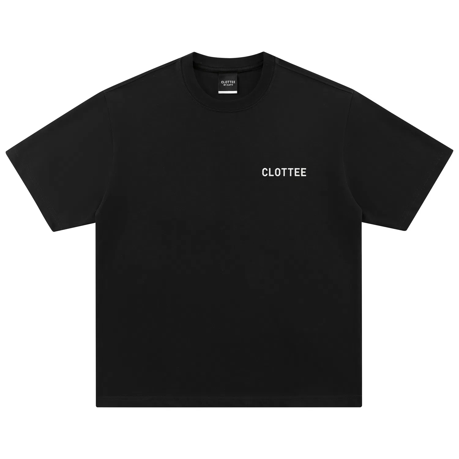 Детская футболка с круглым вырезом T Shirts Unisex CLOT, White Heather Gray (Red Embroidery) — фото 4