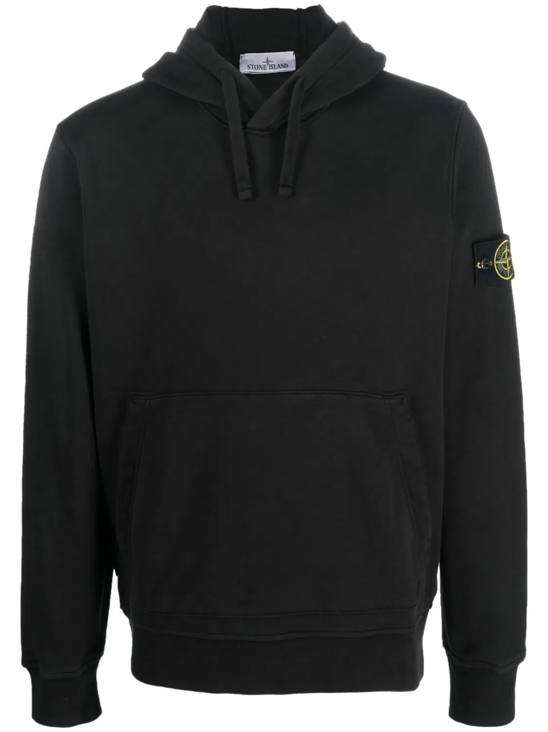 Stone Island Худи Compass с кулиской, черный