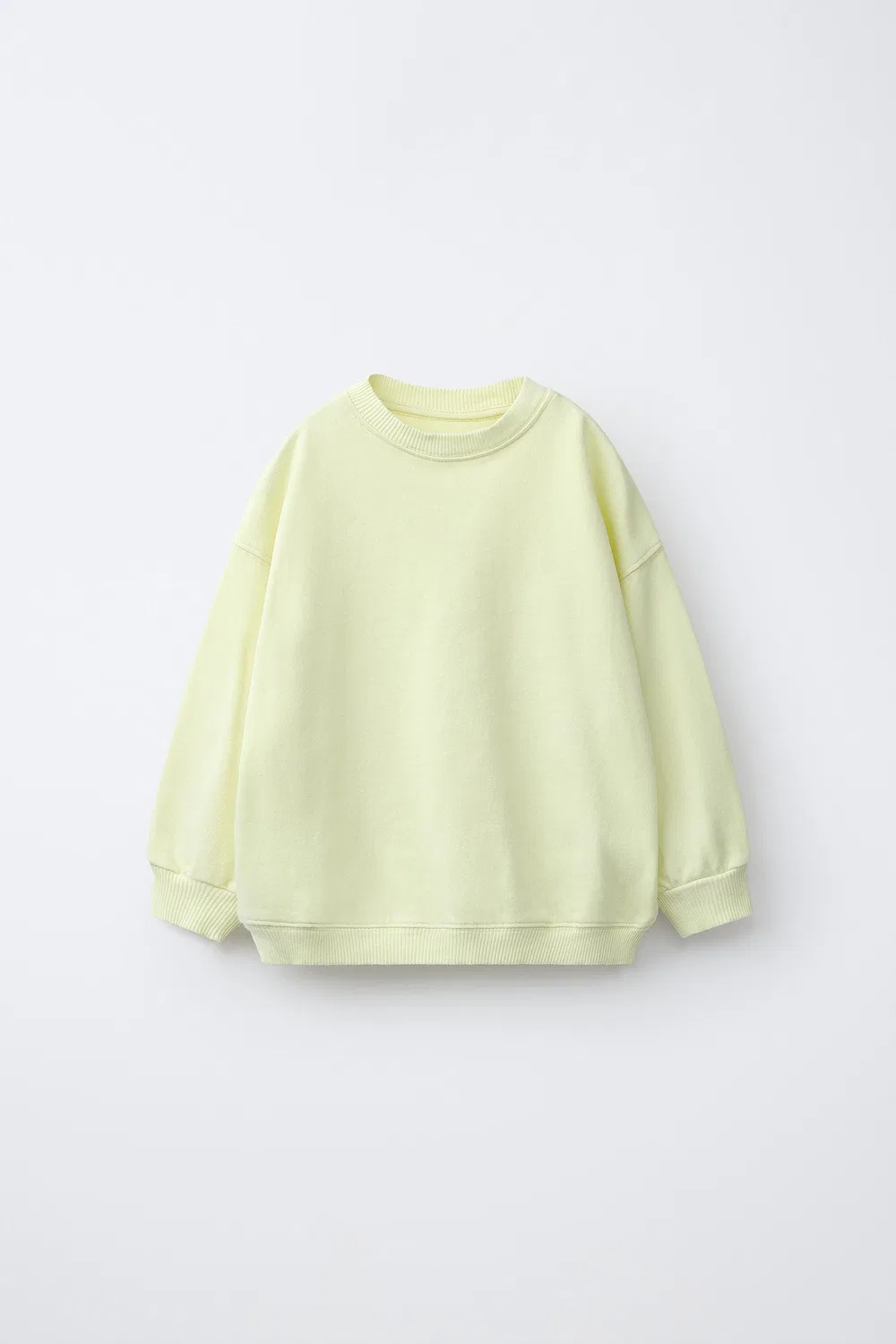 Однотонная толстовка оверлока ZARA, Lime