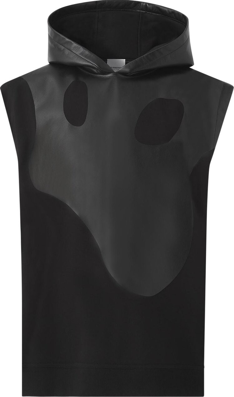 

Худи Burberry Monster Graphic And Lambskin Hoodie 'Black', черный