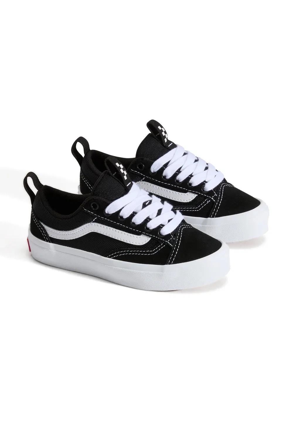 Skate old skool 36 + унисекс - кроссовки Vans, Black/White — фото 2