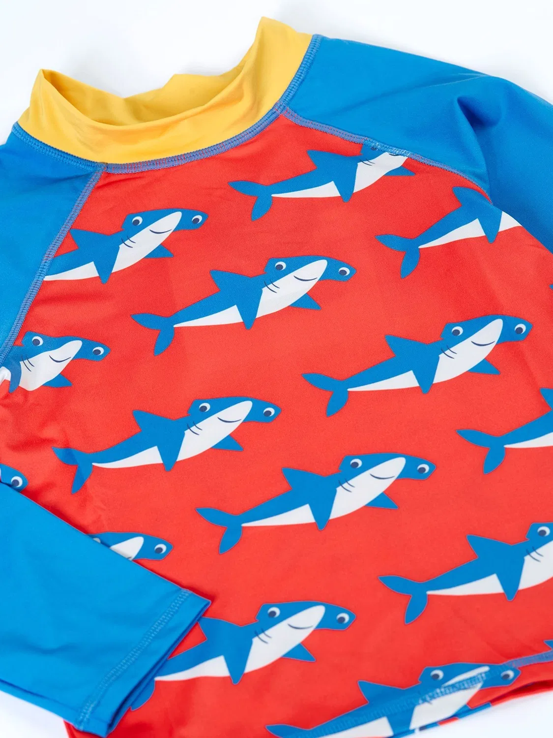 Набор для плавания, с принтом Frugi, красный — фото 2