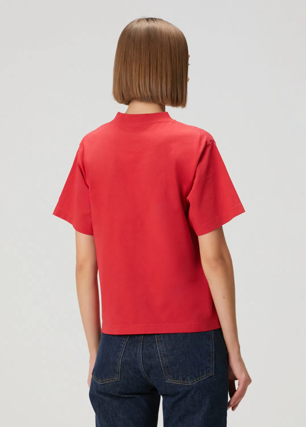Футболка Balenciaga, красный-черный — фото 4