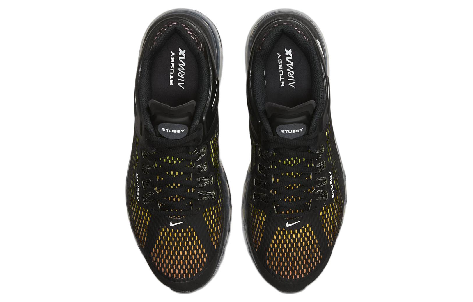 Кроссовки Nike X Stussy Air Max 2013, черный/желтый — фото 4