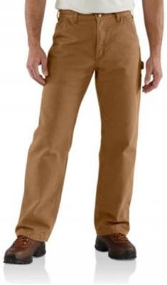 

Carhartt Men's Loose Straight Washed Duck Lined Dungaree, Brown