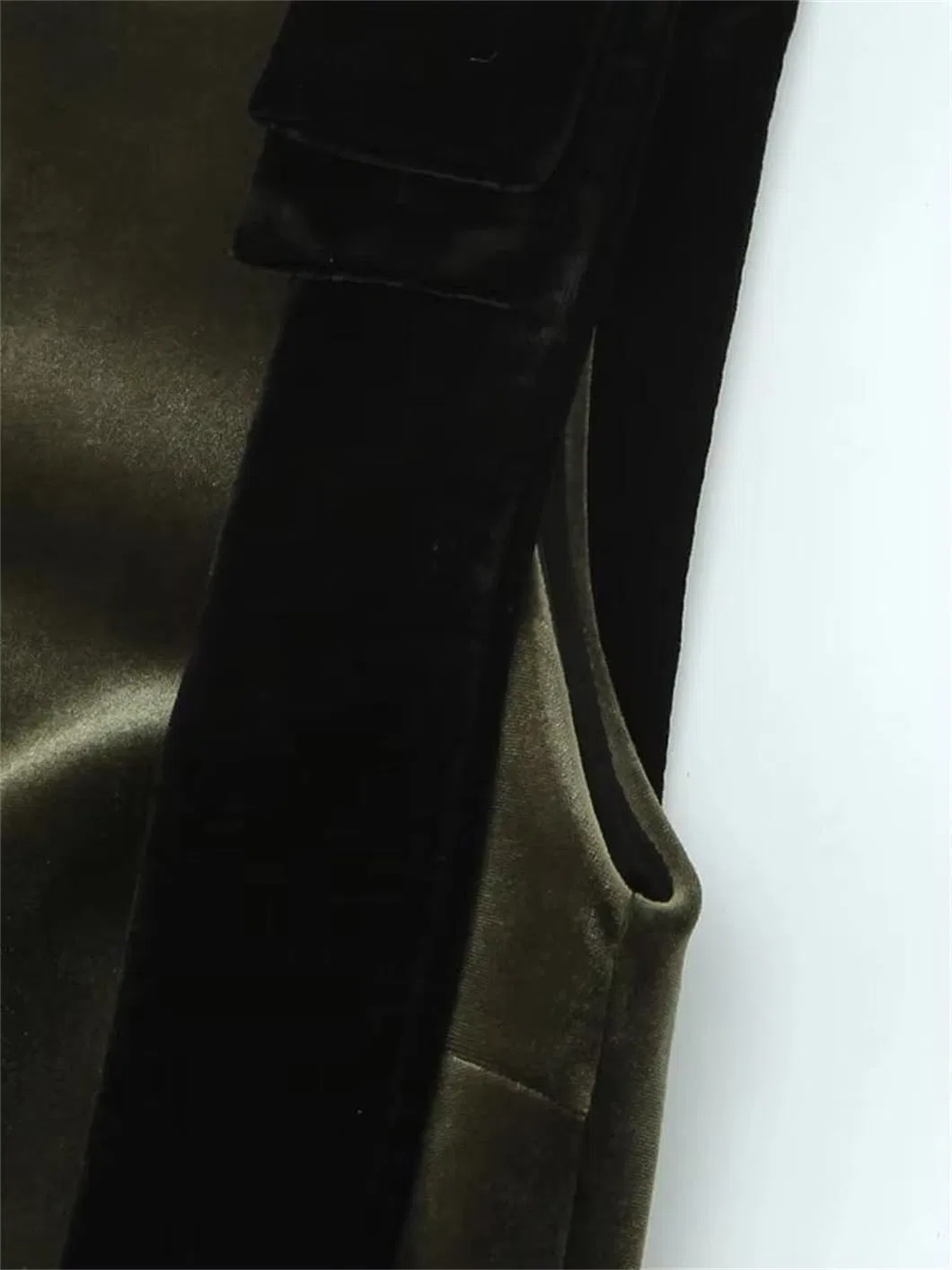 Женское мини-платье A-силуэта с бантом Velvet Slip, Pic Color — фото 4