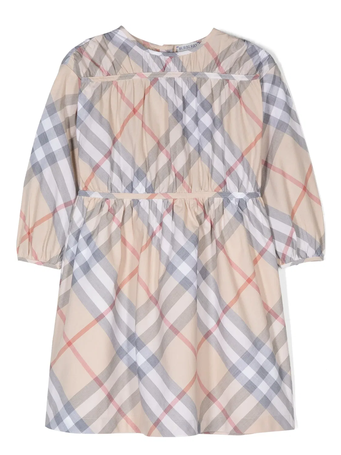 Burberry Платье Vintage-Check в бежевом/многоцветном
