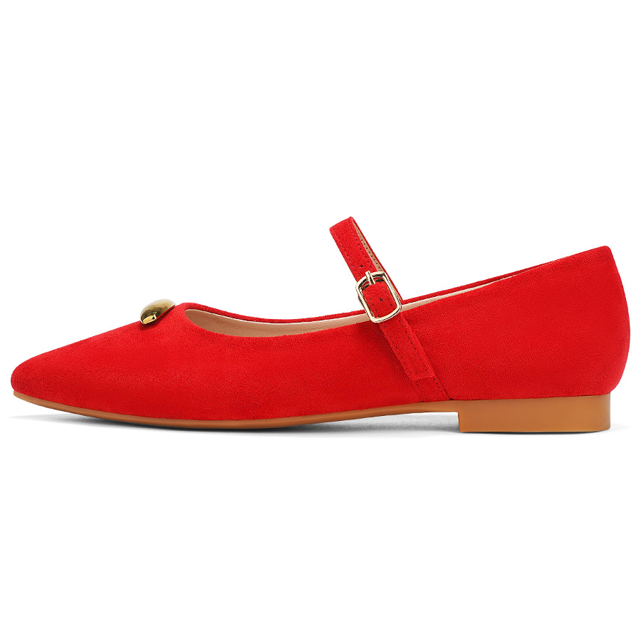 OMS Мэри Джейн для женщин красные, цвет Red[Long and Wide Feet, Consider 1 Size Up!]