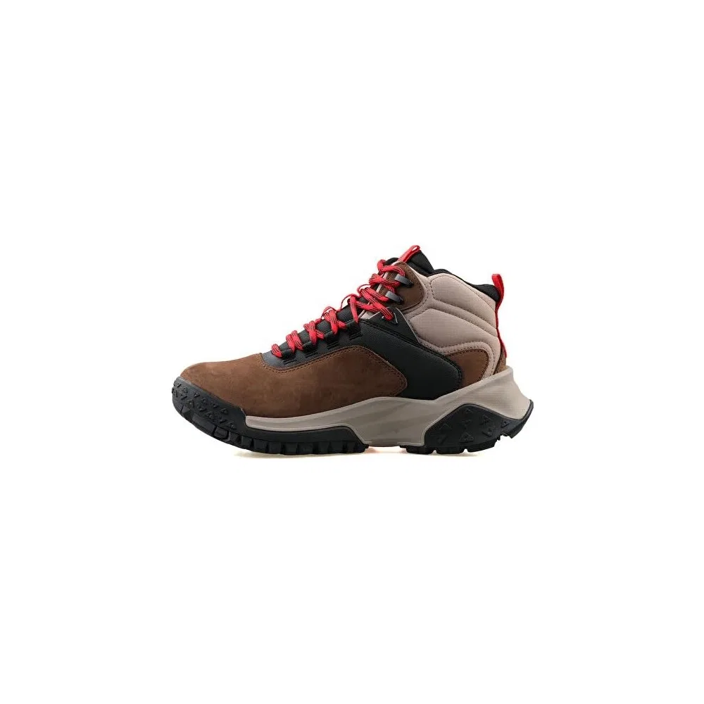 Детские треккинговые ботинки на шнуровке с мембраной GORE-TEX, коричневые, Motion Scramble Mid Lace Up Gtx Timberland — фото 3