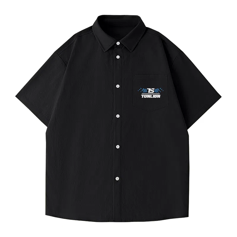 Детская рубашка с коротким рукавом Tonlion, Black
