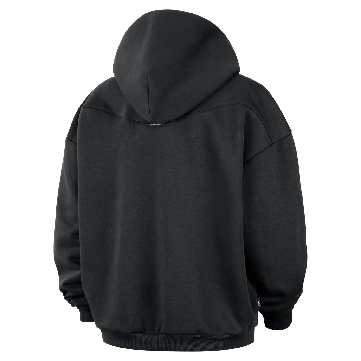 Мужское худи для баскетбола San Antonio Spurs Standard Issue Fleece Hoodie 'Black White' Nike, Black/White — фото 3