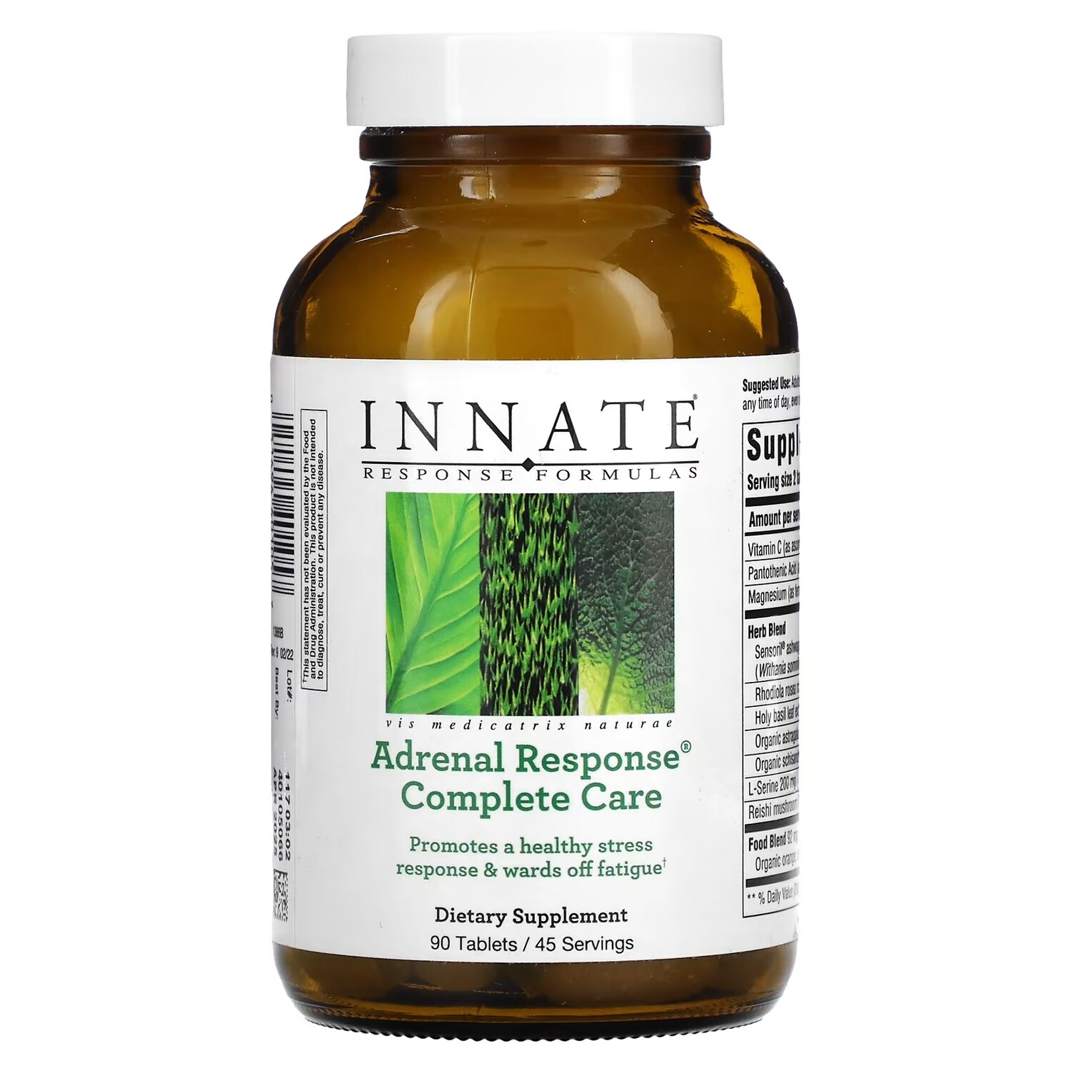 

Комплексная Добавка Innate Response Formulas Adrenal Response, 90 таблеток