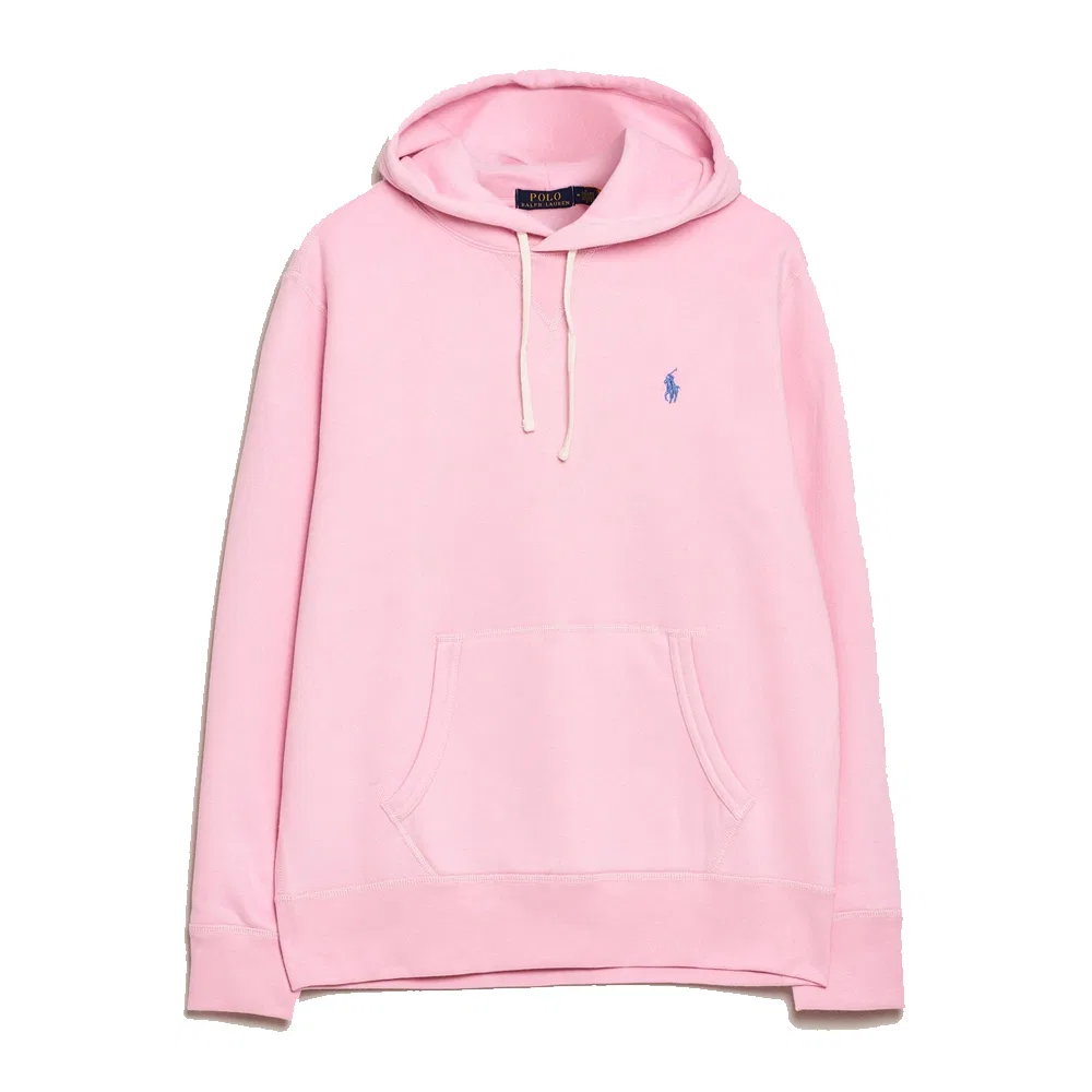 Мужское флисовый худи с длинным рукавом Polo Ralph Lauren, Pink