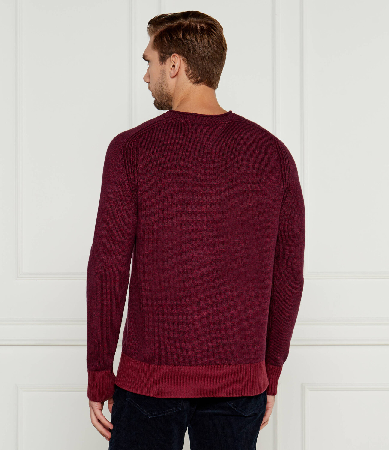 Свитер Tommy Hilfiger Regular Fit, бордо — фото 4