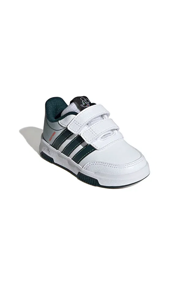 Детские кроссовки для девочек на шнуровке Tensaur mickey cf i baby casual shoes jr8128 white Adidas, G0RCAA-15 — фото 3