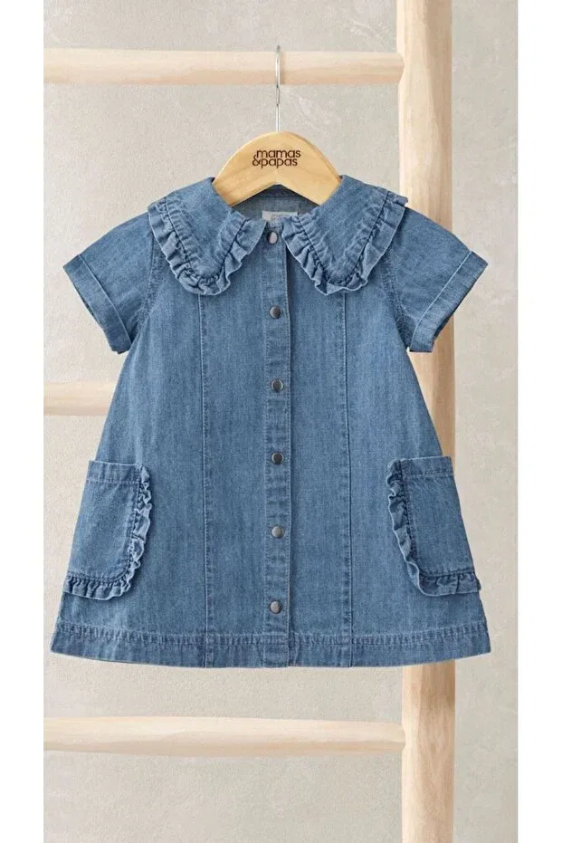 Детское платье-рубашка хлопковое Mamas & papas Next Baby, Multicolor