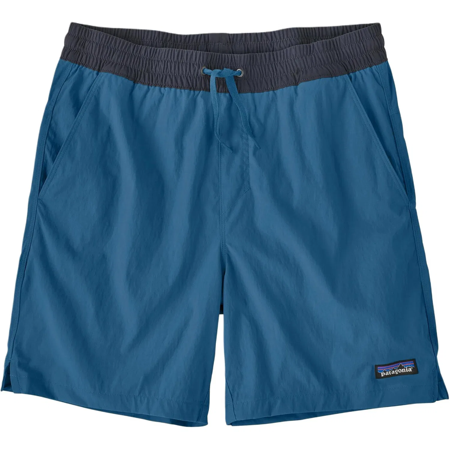 Мужские шорты из футера с принтом Patagonia, Aqua Blue/AQT