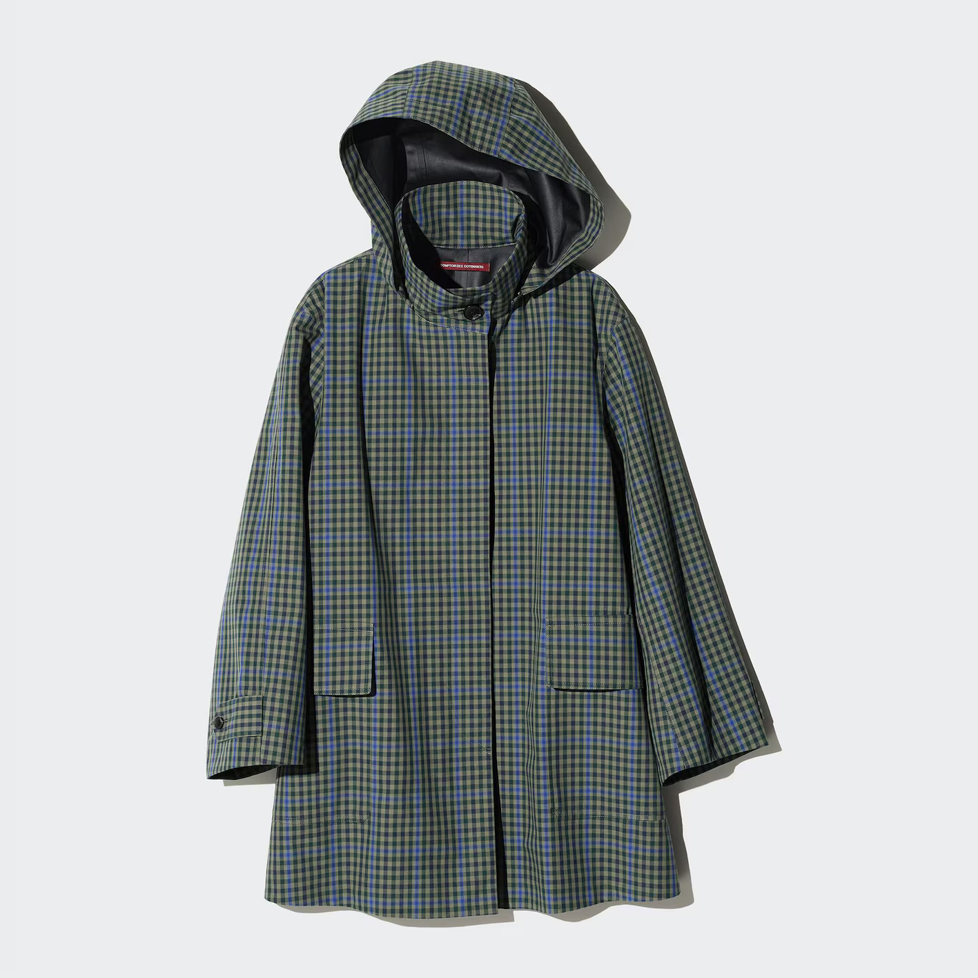 

Плащ Uniqlo, 06 серый/клетка