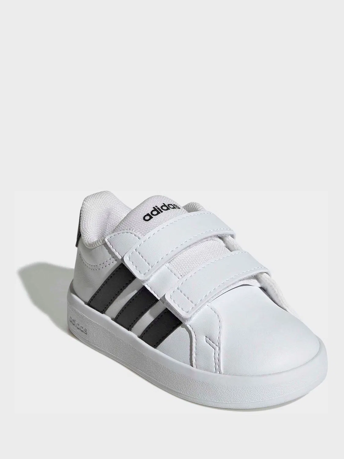 Кроссовки детские Grand Court 3.0 adidas, белый/черный — фото 3