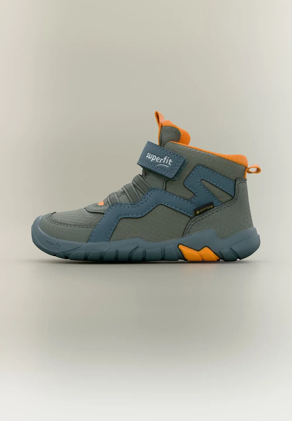 Barefoot trace - высокие кроссовки Superfit, Gruen/Orange