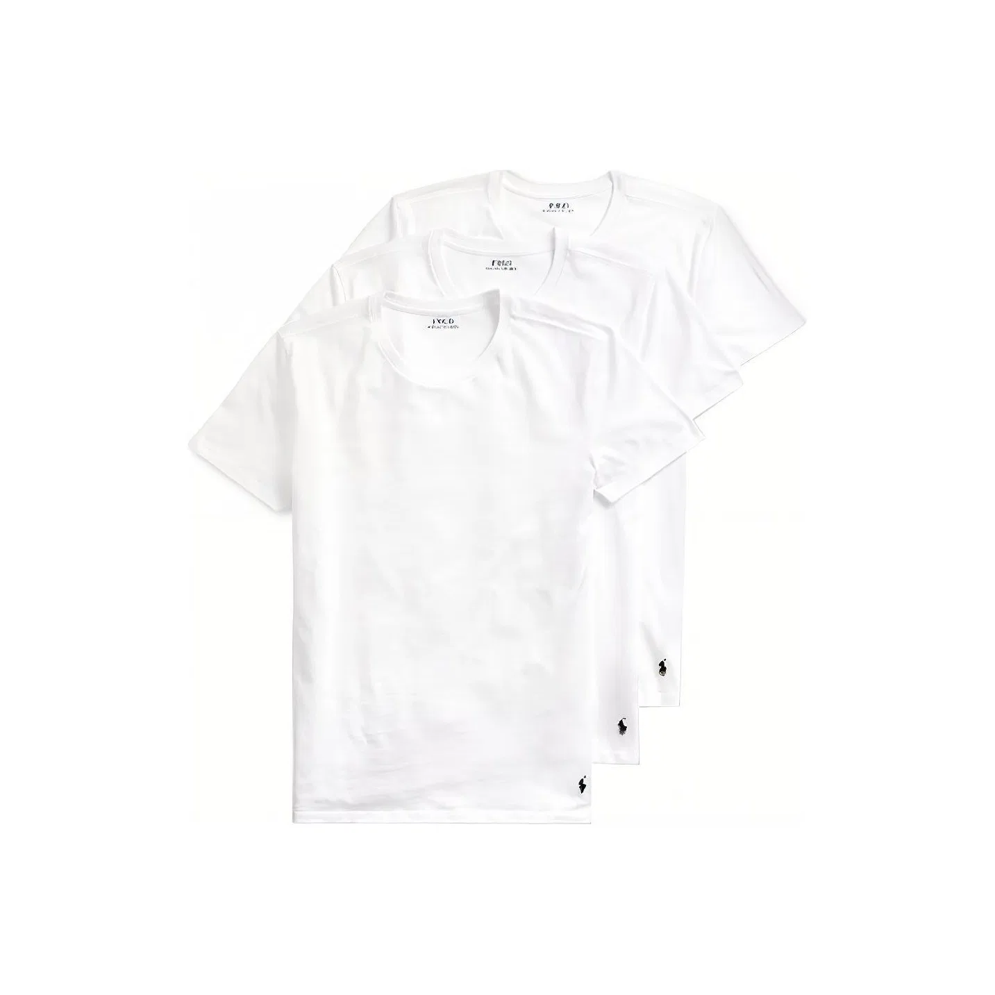 Мужская футболка с коротким рукавом, комплект из 3 штук, Polo Ralph Lauren, White