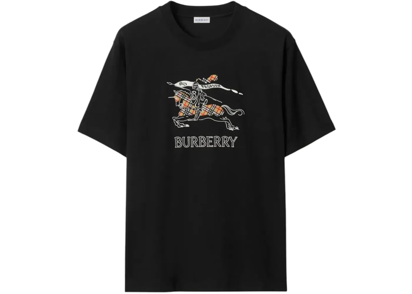 Мужская футболка с принтом Ryan Ekd Check Burberry, Black