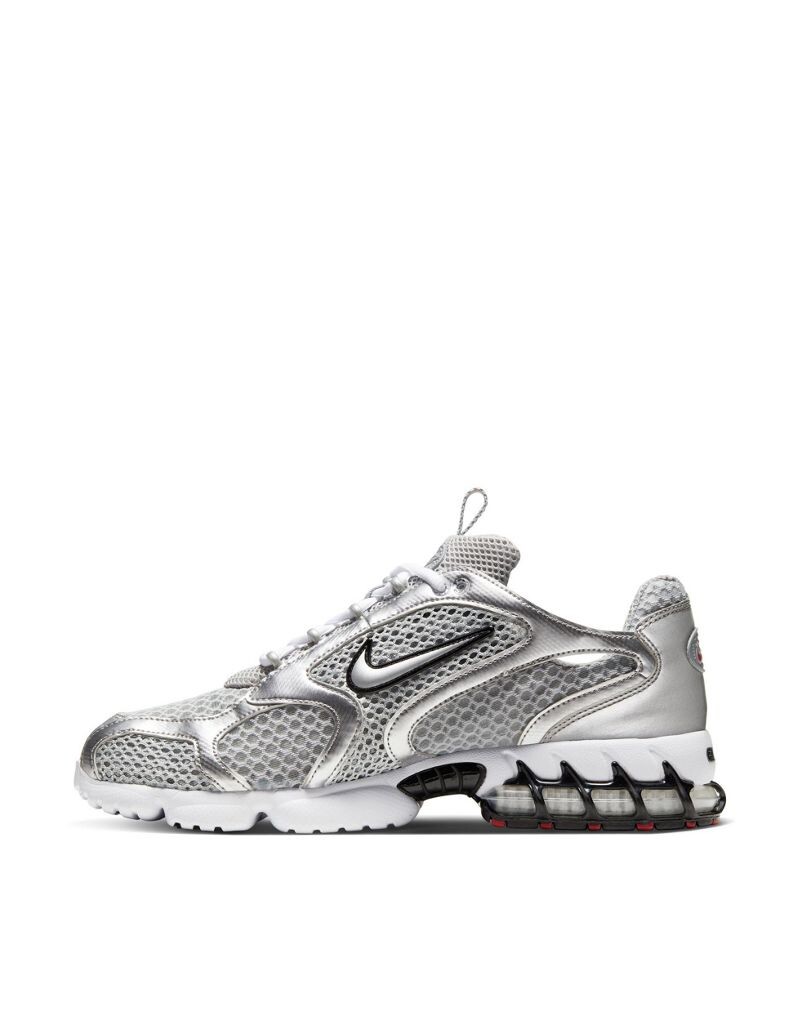 

Серебристые кроссовки Nike Air Zoom Spiridon Cage 2
