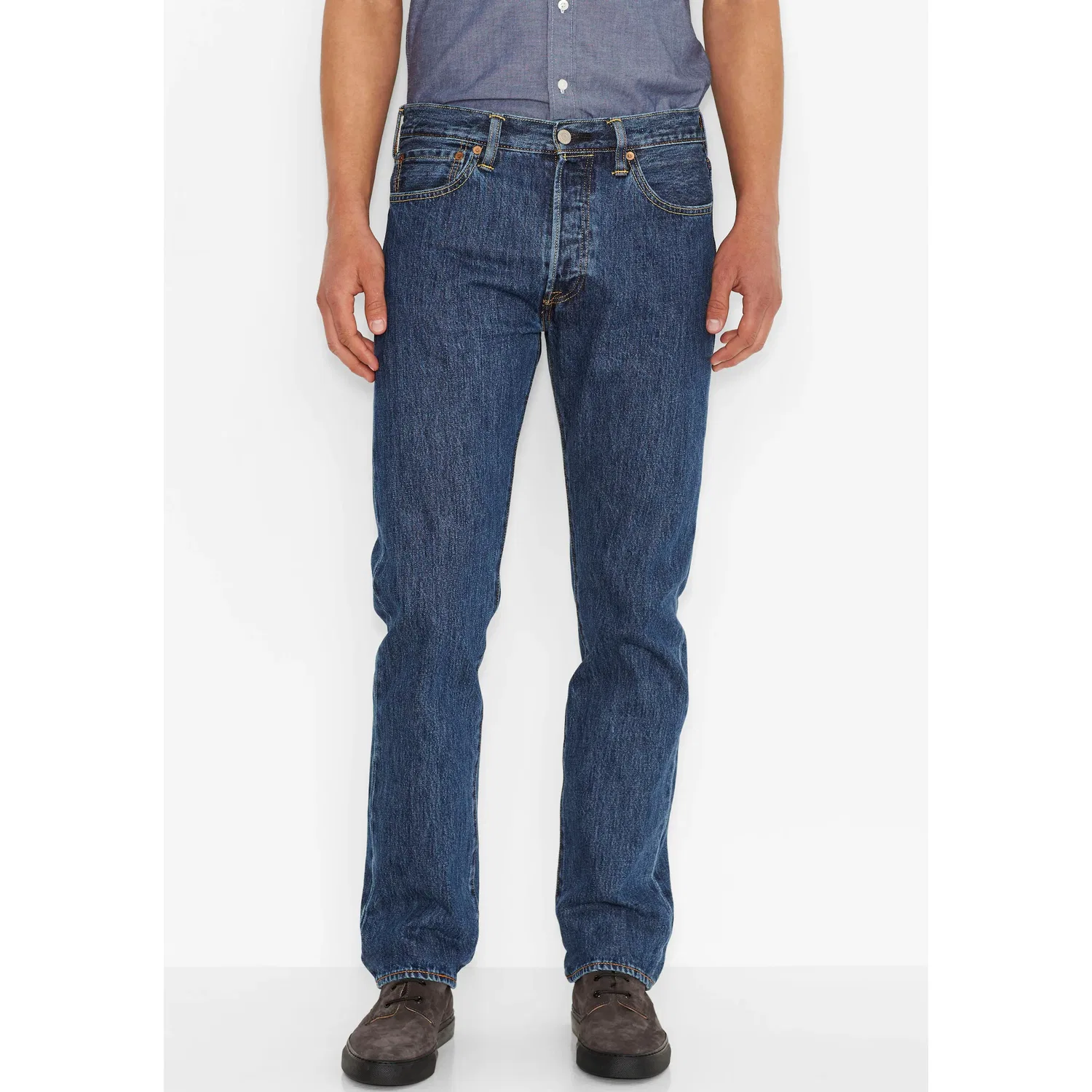 Мужские прямые джинсы 501 Levi's, Stonewash