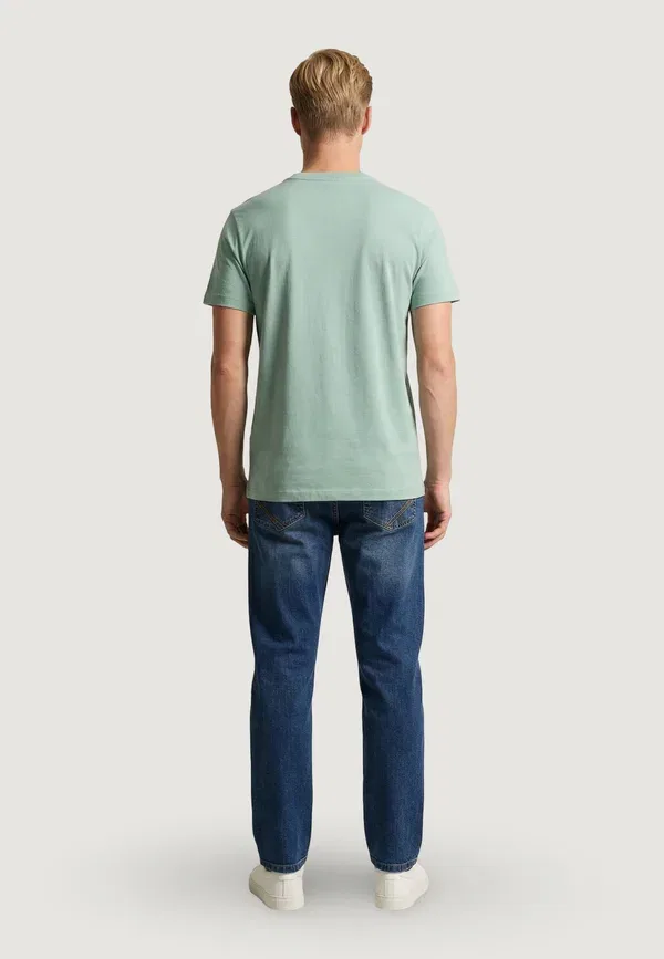 Футболка хлопковая Mick-basic U.S. Polo Assn., Fluo Green, зеленый — фото 4