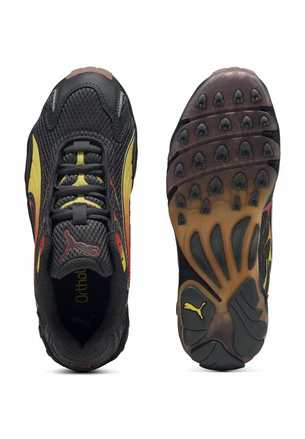 Кроссовки с защитой от холода Inhale Puma, puma black/pele yellow, черный/желтый — фото 4