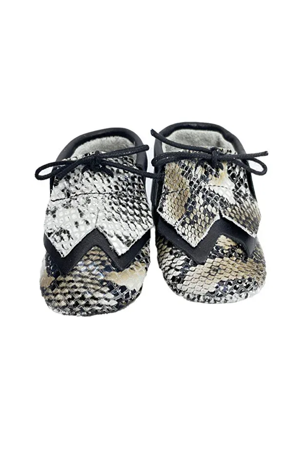 Детские пинетки для новорожденных с узором Evokids, White
