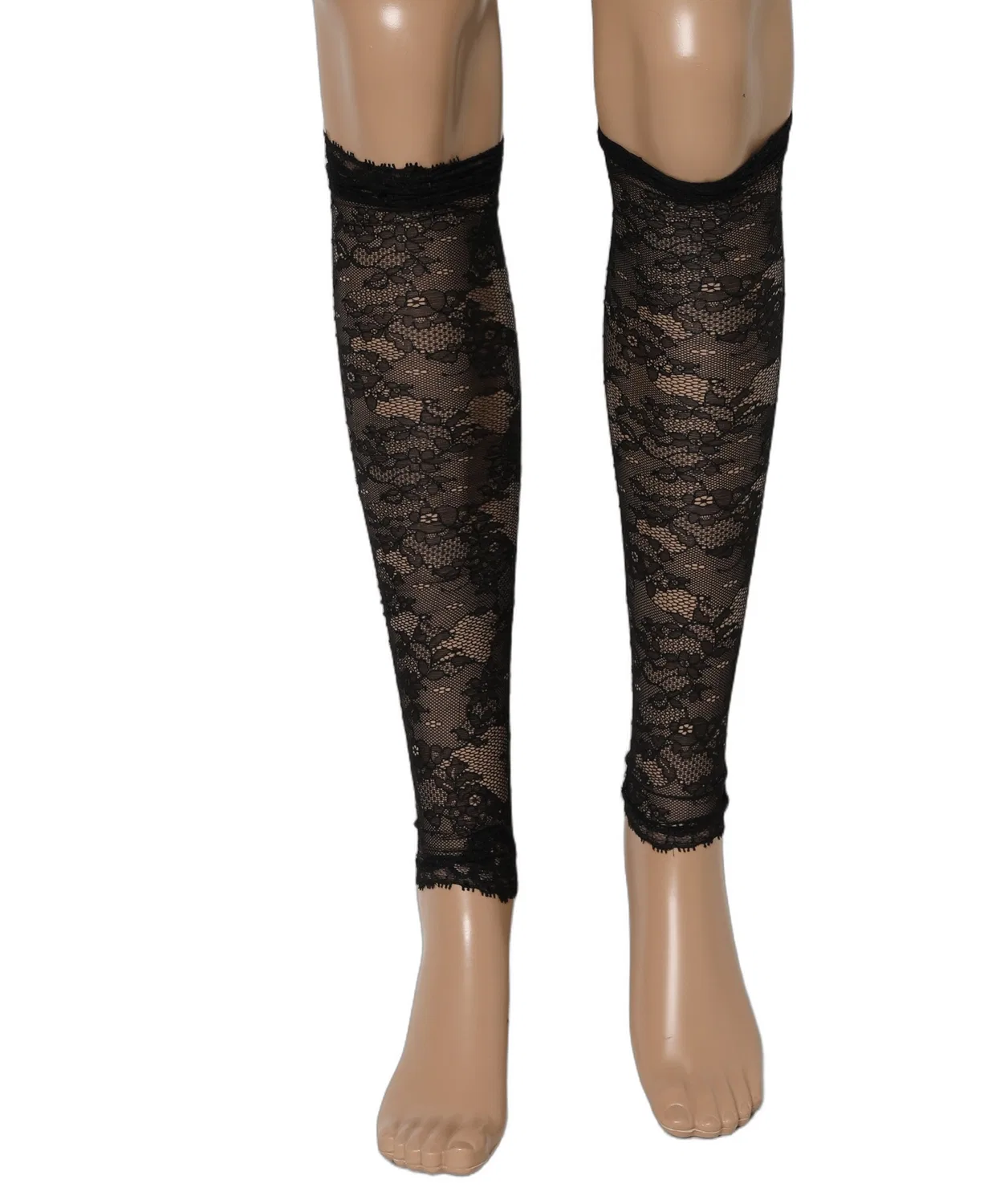 Женские носки с кружевным цветочным узором Dolce & Gabbana, Black — фото 3