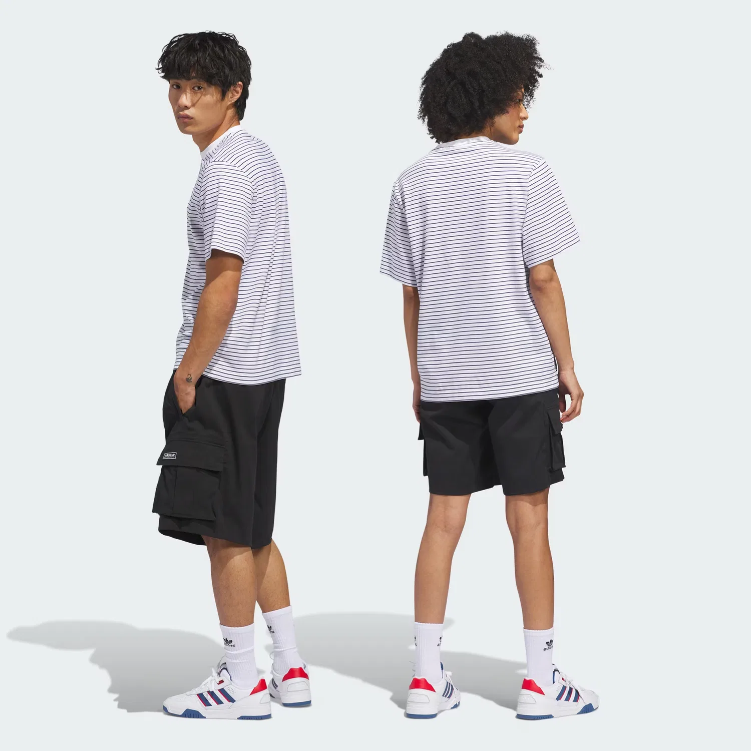 Шорты-карго свободного кроя Skateboarding Adidas Originals, черный — фото 2