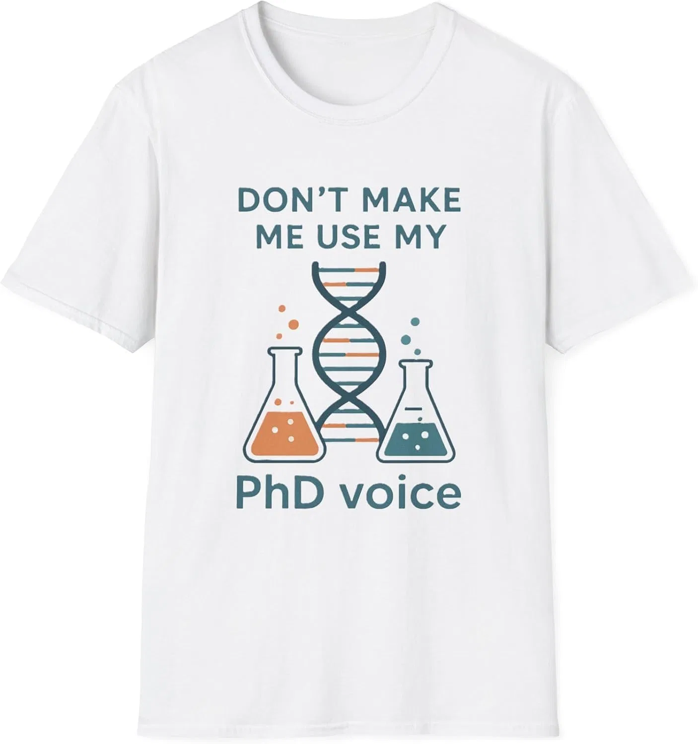 Футболка с принтом PhD Gildan, White