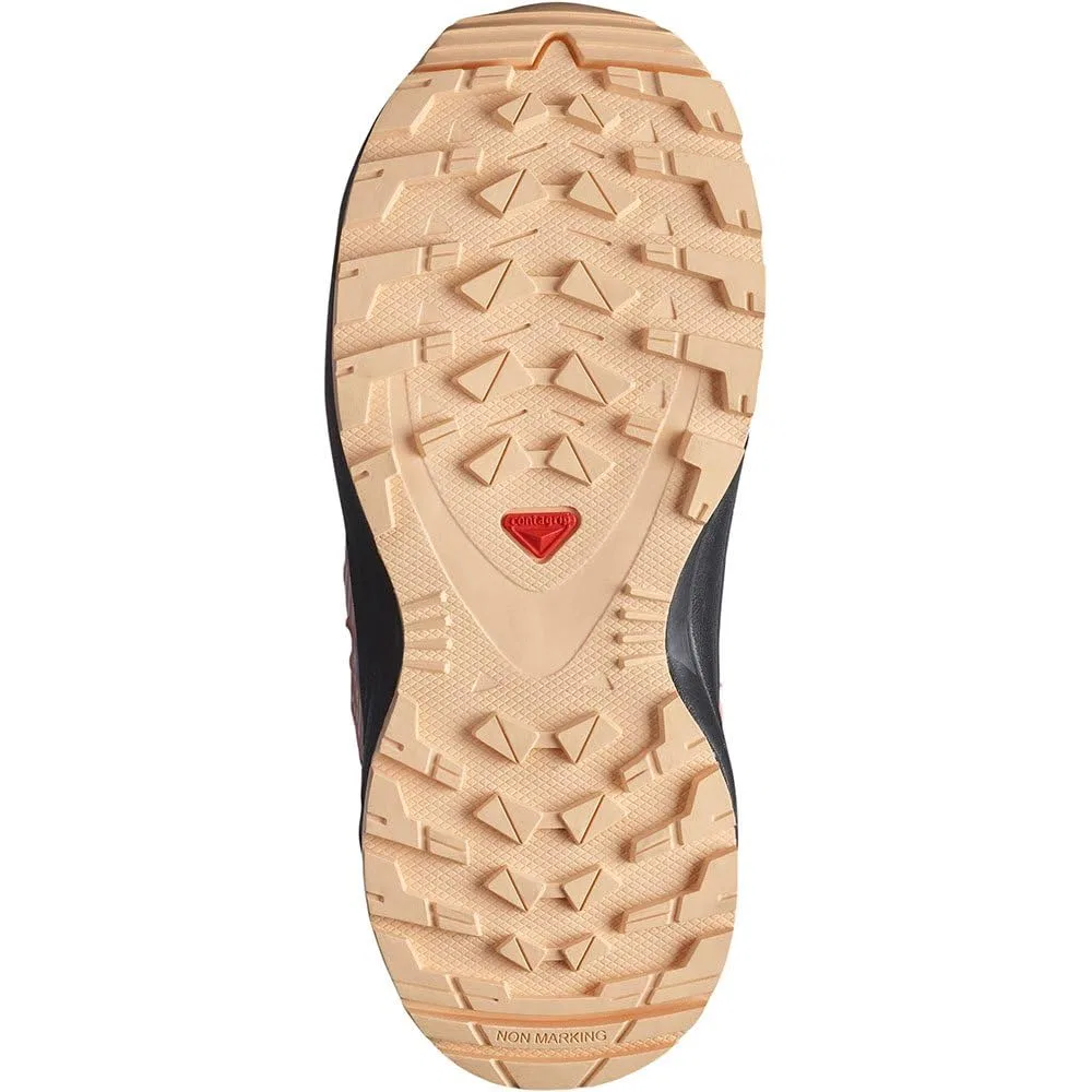 Детские кроссовки для мальчиков водонепроницаемые Xa Pro V8 Climasalomon Waterproof Salomon, Earth Red — фото 2