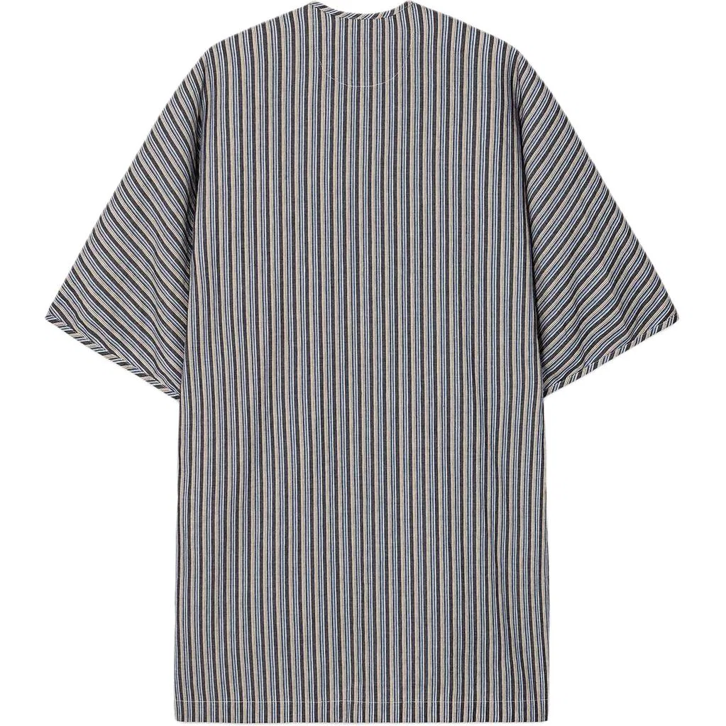 Мужская рубашка с круглым вырезом Blue ZARA, Blue — фото 3