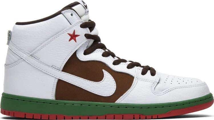 

Кроссовки Nike Dunk High SB 'Cali', белый